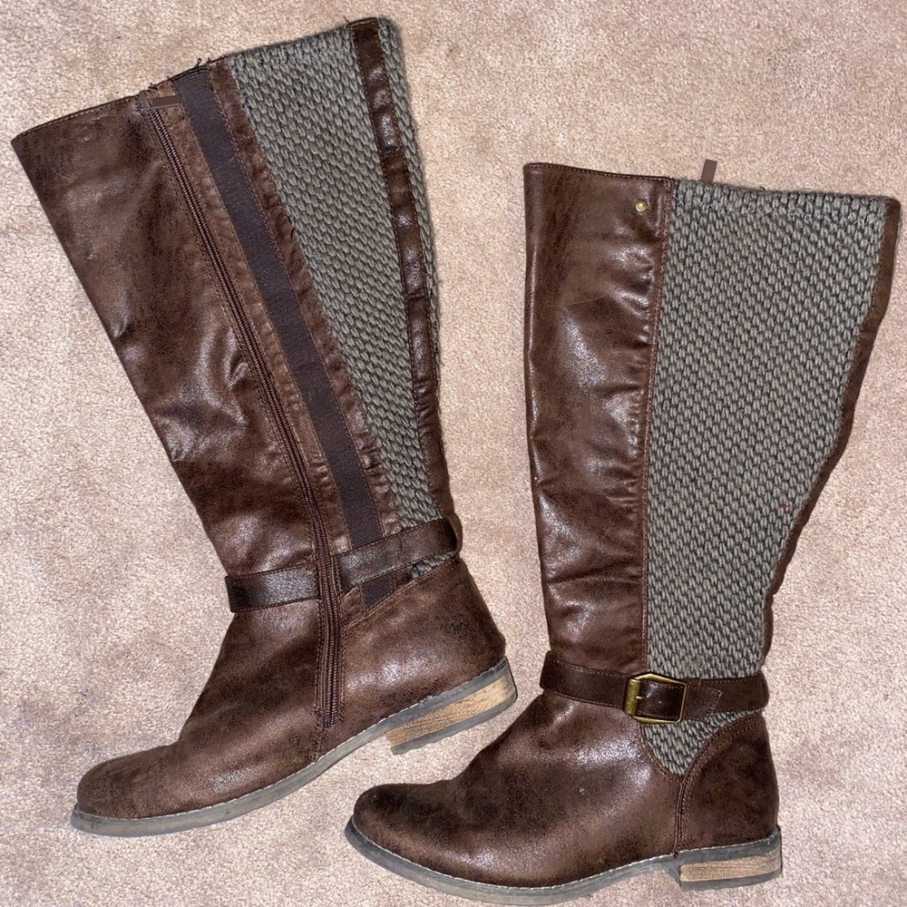 Torrid wide calf riding boots